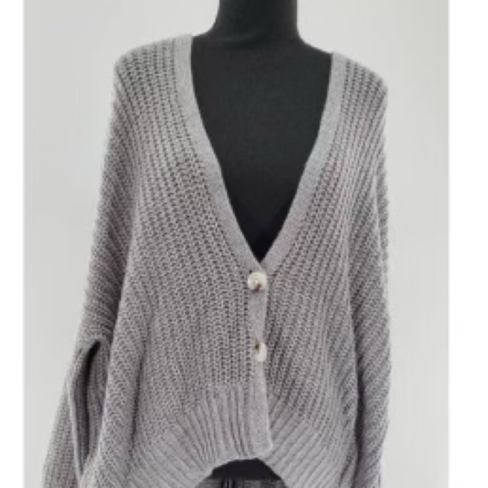 Button Up Sweater Cardigan
